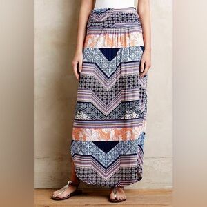 Anthropologie Multicolor Maxi Skirt
